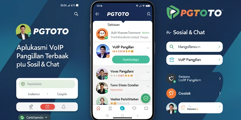 Antarmuka PGTOTO yang sederhana dan intuitif untuk VoIP Panggilan.